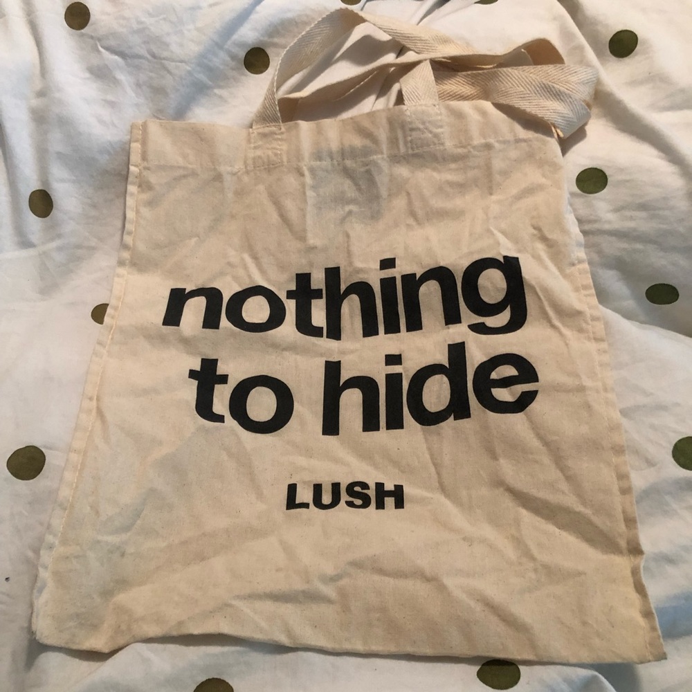 LUSH Nothing to Hide Tote Bag